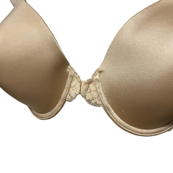 MAIDENFORM sz 40C Bra One Fab Fit #07112 Underwire Full Coverage Front Close Tan - Picture 5 of 8